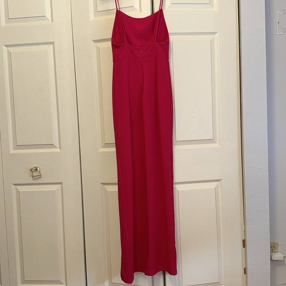 pink slit formal gown - Picture 2 of 6